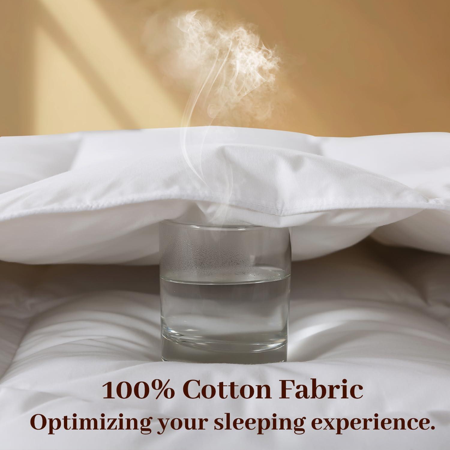 Edredón de Plumas de Ganso Warmcloud Individual 172x229 cm