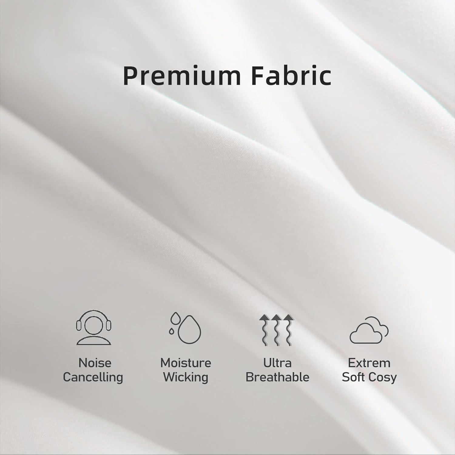 Edredón de Plumas de Fibra MAXICOZY Queen Blanco 230x230 cm