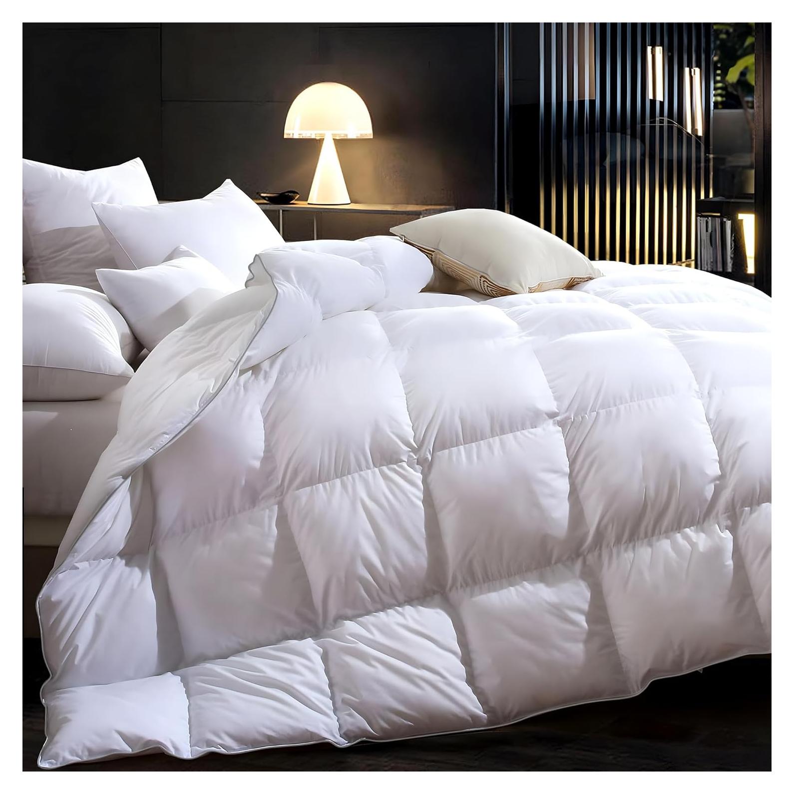 Edredón de Plumas Rifens Queen 750 Relleno Ultra Suave