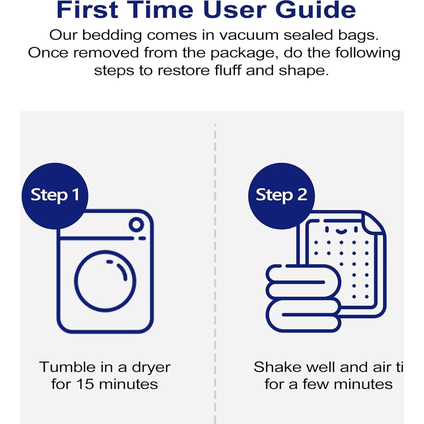 Luxury Queen Size Feather Down Comforter, High Fill Power Fluffy Duvet Insert, 100% Cotton Cover Skin-Friendly, Medium Weight for All Season Bedding with Corner Tabs, (90 x 90 Grey)