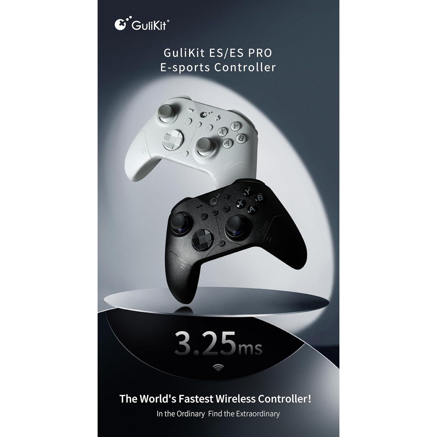 Controlador Inalámbrico GuliKit ES para E-sports 3.25ms
