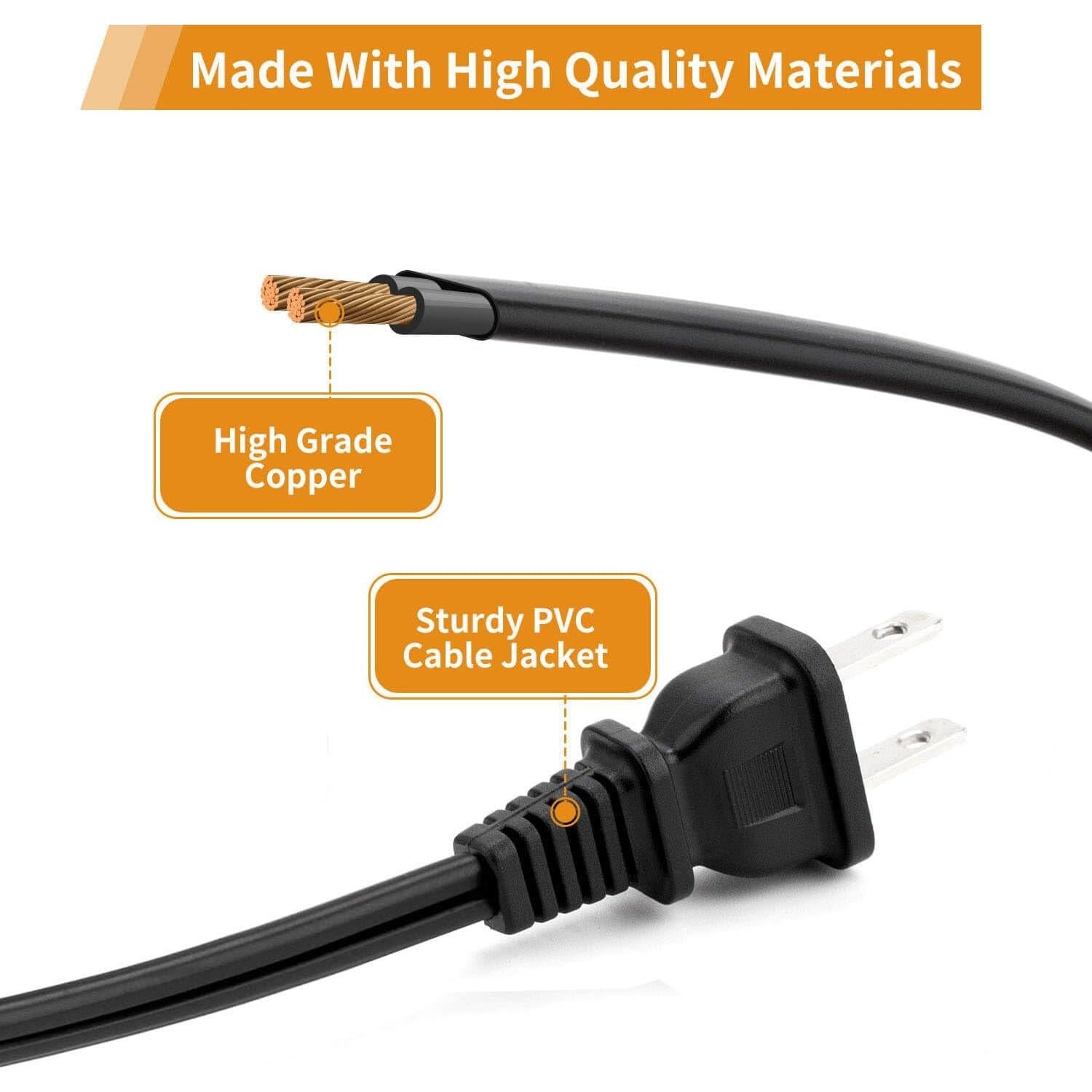 Cable de Alimentación Aotto 110V para Caja de Almuerzo Eléctrica