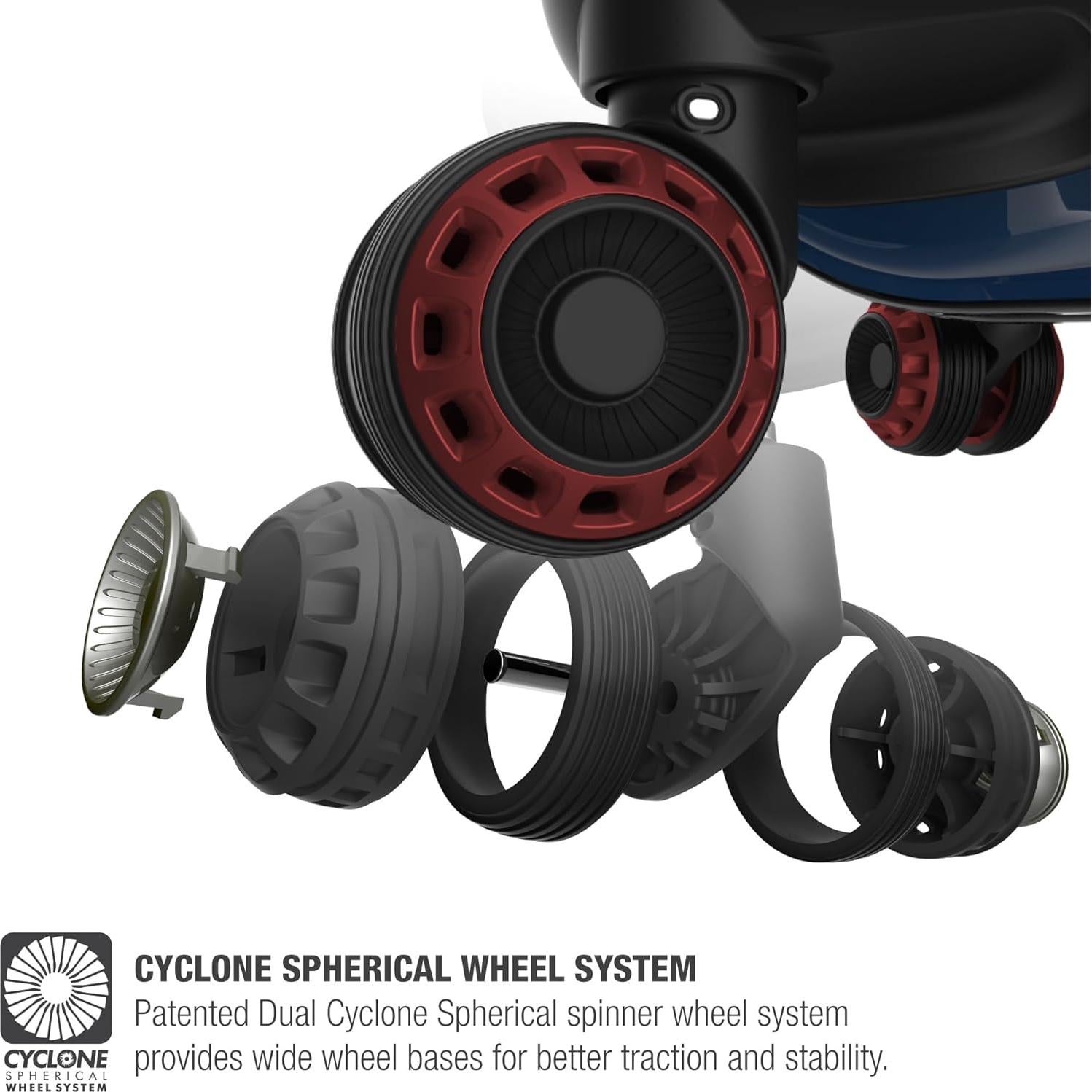 Maleta Maxporter II Traveler's Choice 76cm Azul Policarbonato