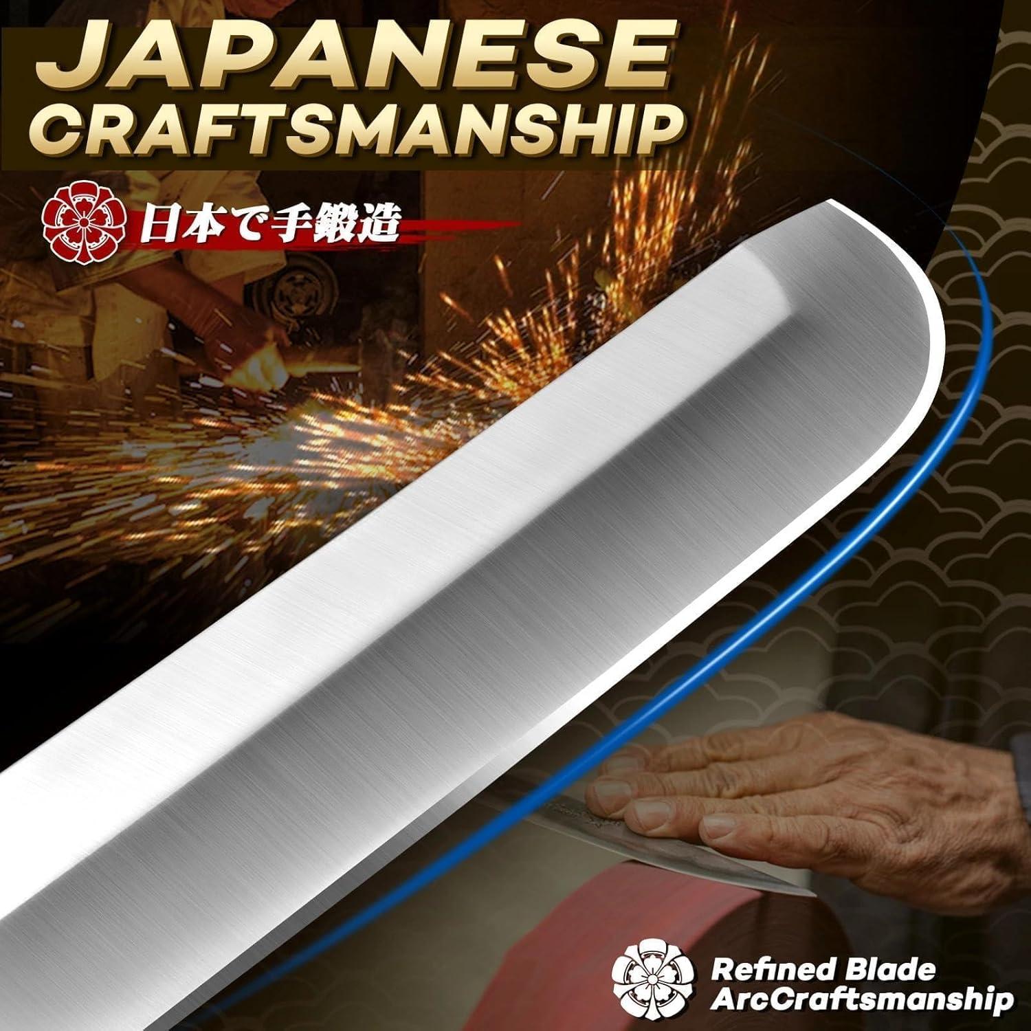 Cuchillo Tanto FUSIONKEI con Funda Tallada de Dragón 40.6cm