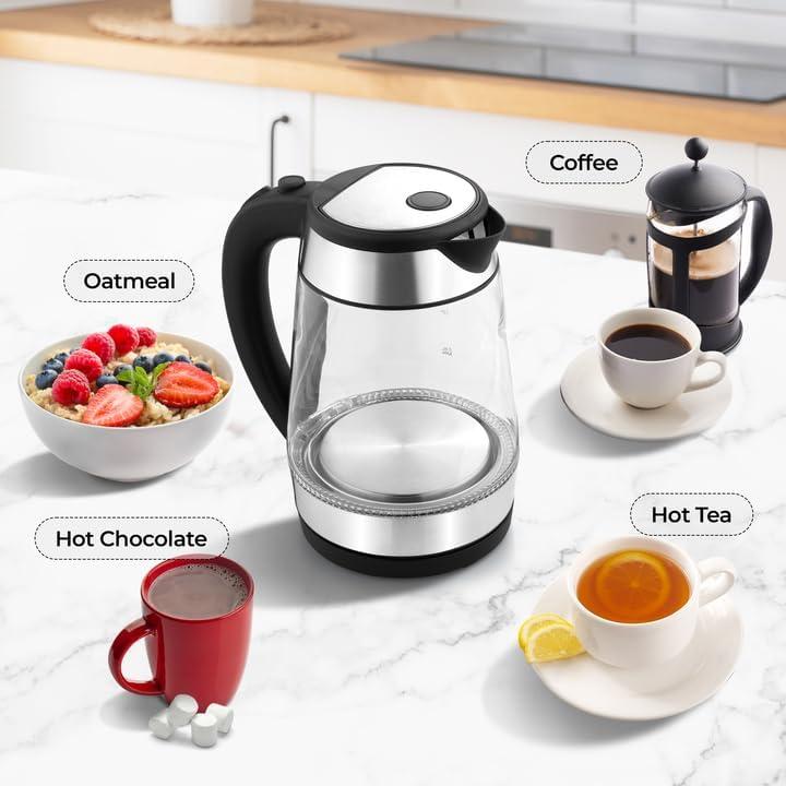 Hervidor Eléctrico Zulay Kitchen 1.7L 1500W Apagado Automático