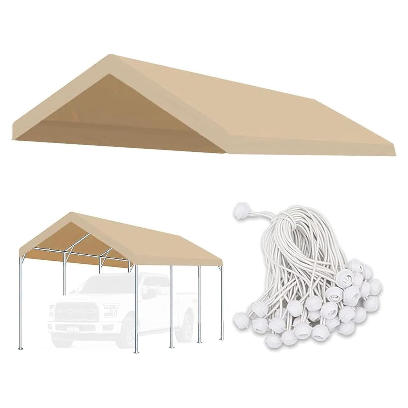 Cubierta Superior de Reemplazo para Carport FORALEBEN 3.05x6.1m