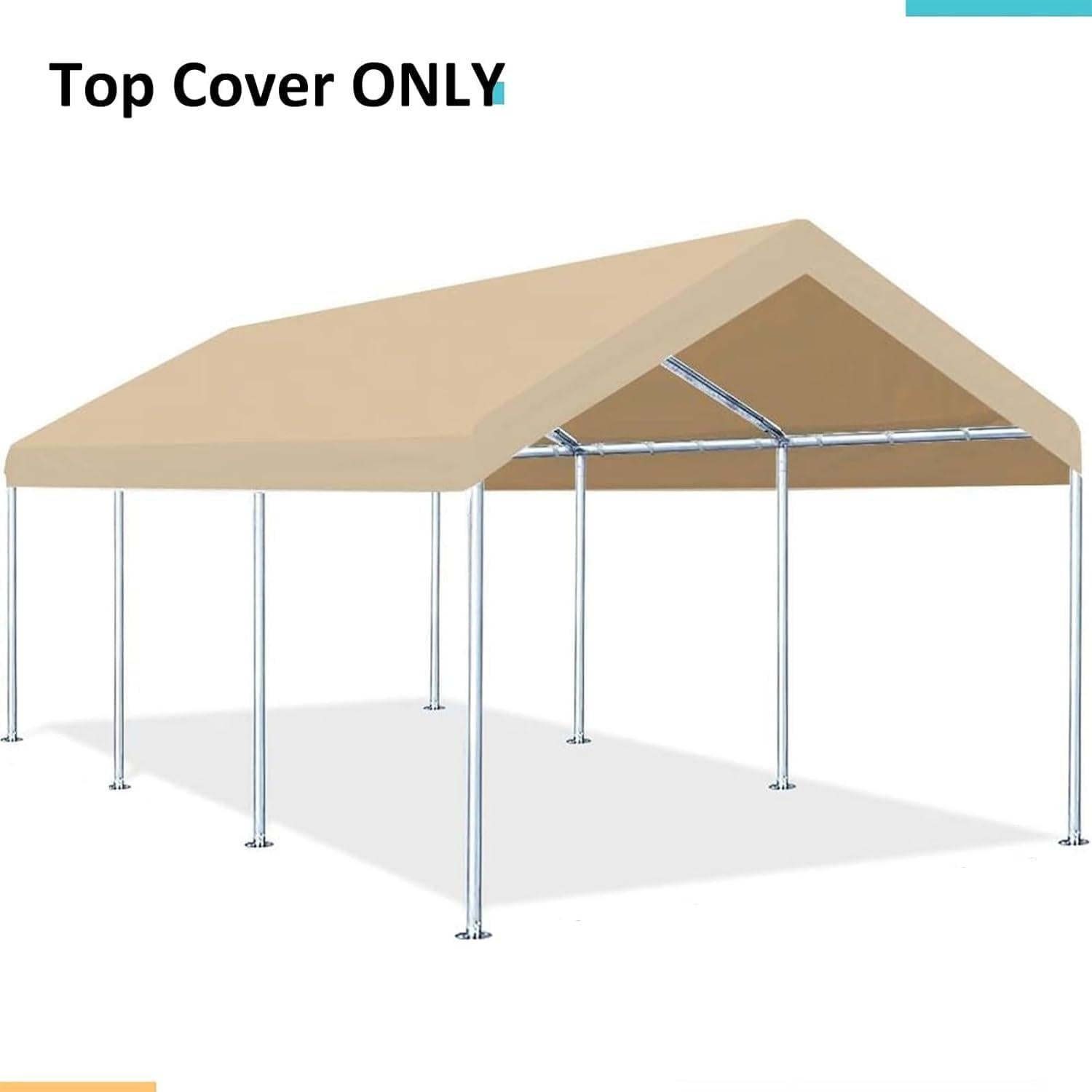 Cubierta Superior de Reemplazo para Carport FORALEBEN 3.05x6.1m