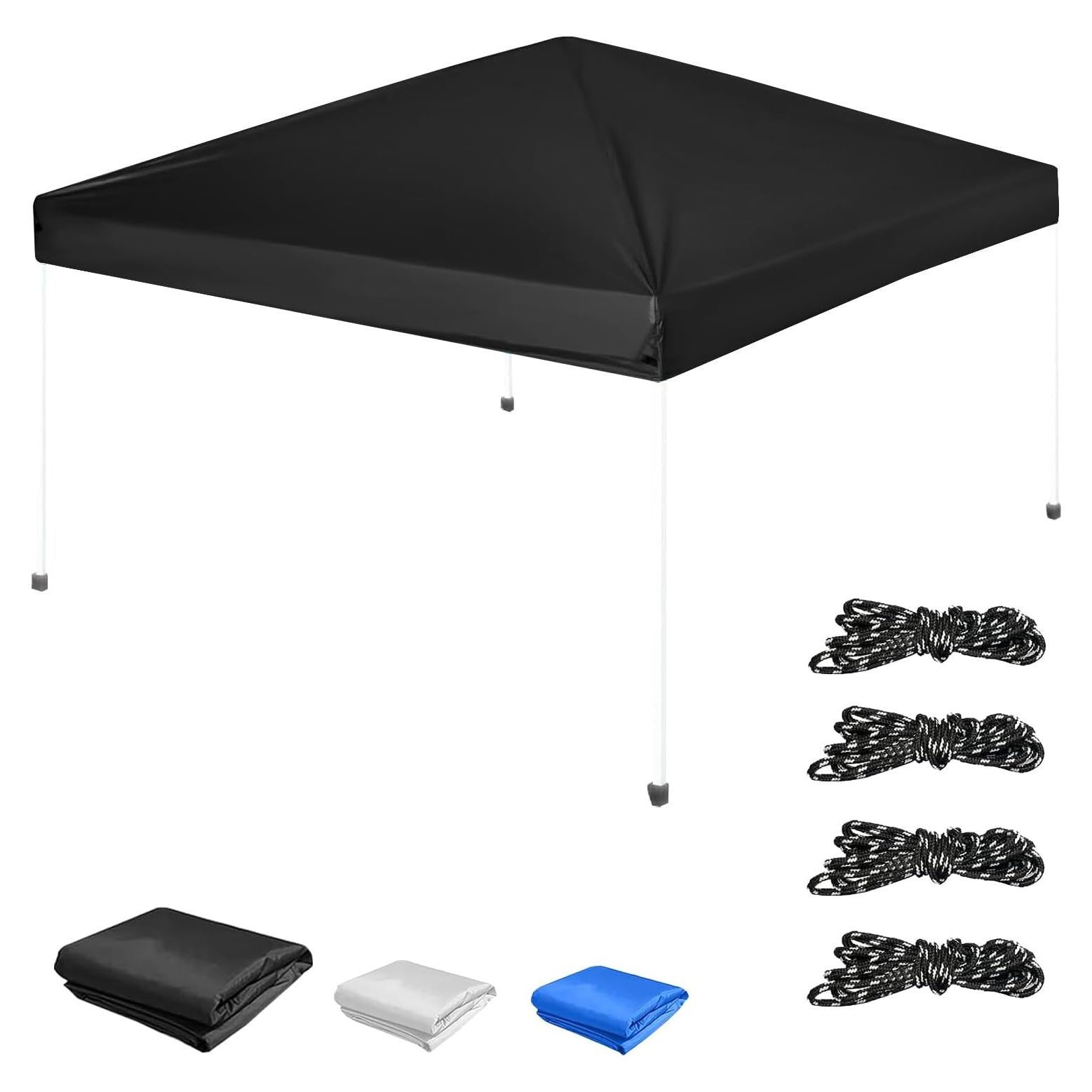 Cubierta de Reemplazo para Carpa 10x10 pies MALOROY Negra