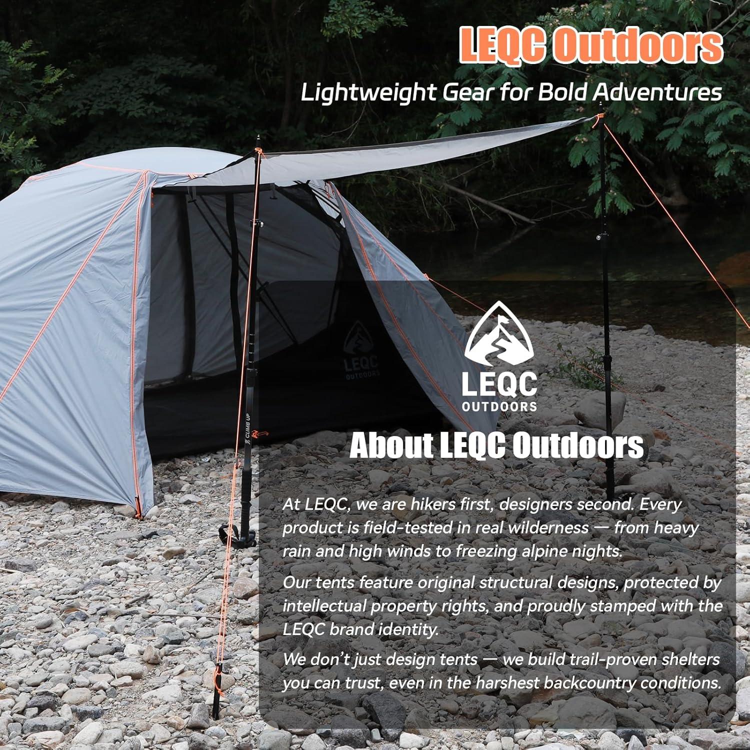Carpa de Camping LEQC Ultra Aether 2P Impermeable 5000mm