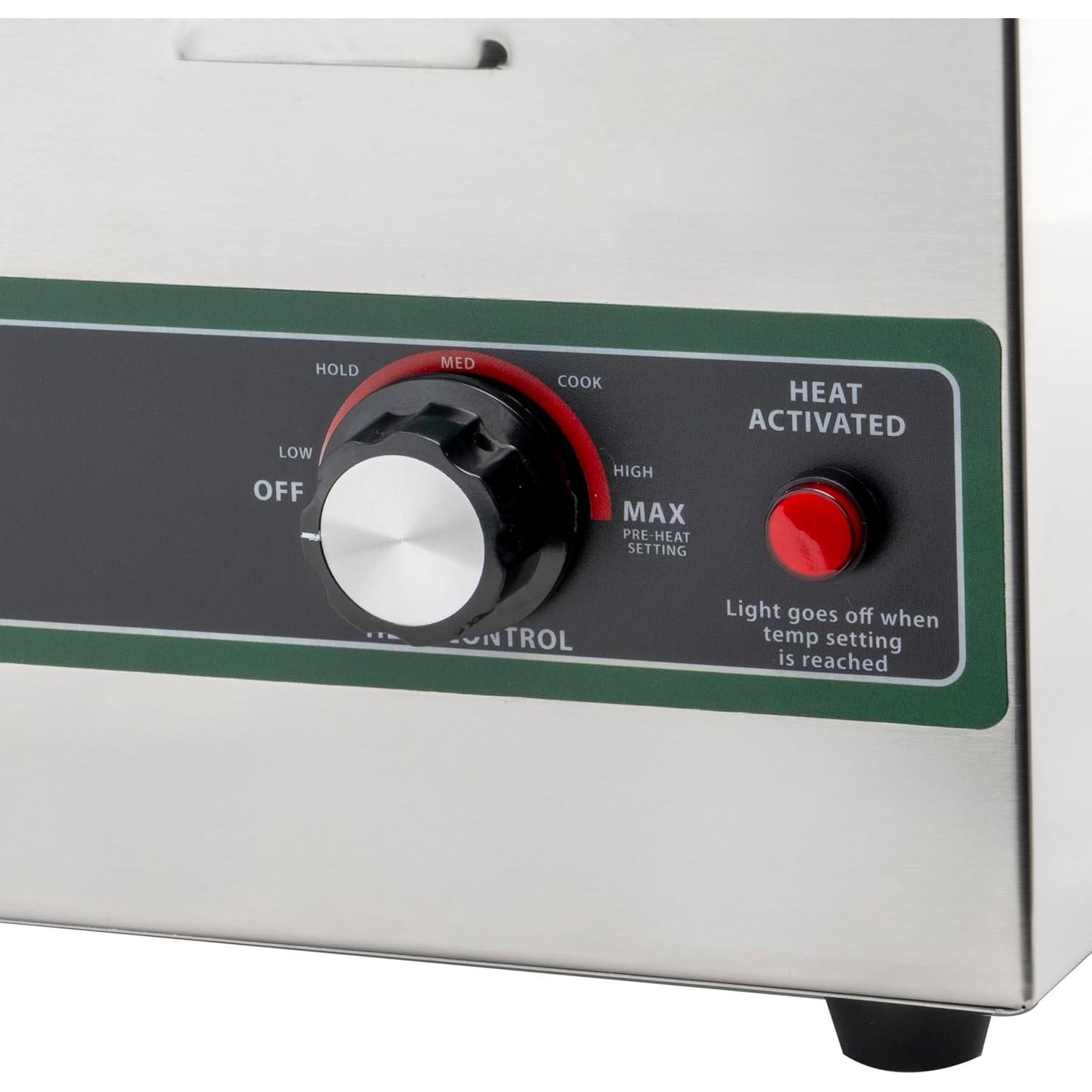 Calentador de Alimentos Eléctrico Winco FW-S600 1500W Acero Inoxidable