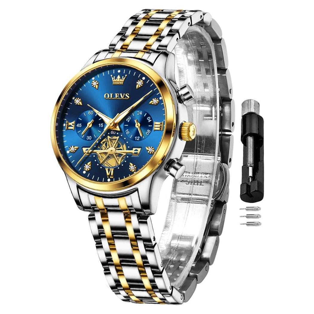 Reloj de Dama OLEVS YPF-S-L2897G-JL Acero Inoxidable 30m