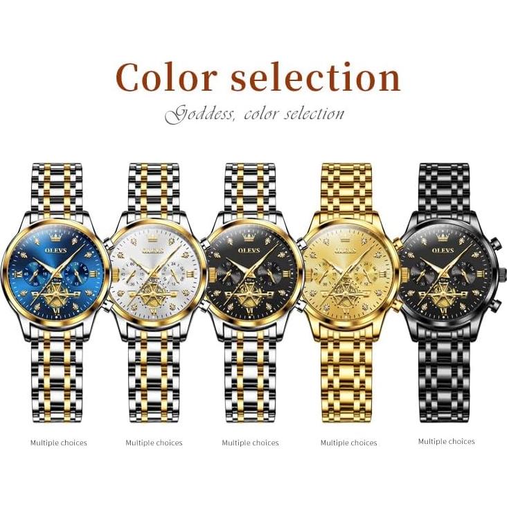 Reloj de Dama OLEVS YPF-S-L2897G-JL Acero Inoxidable 30m