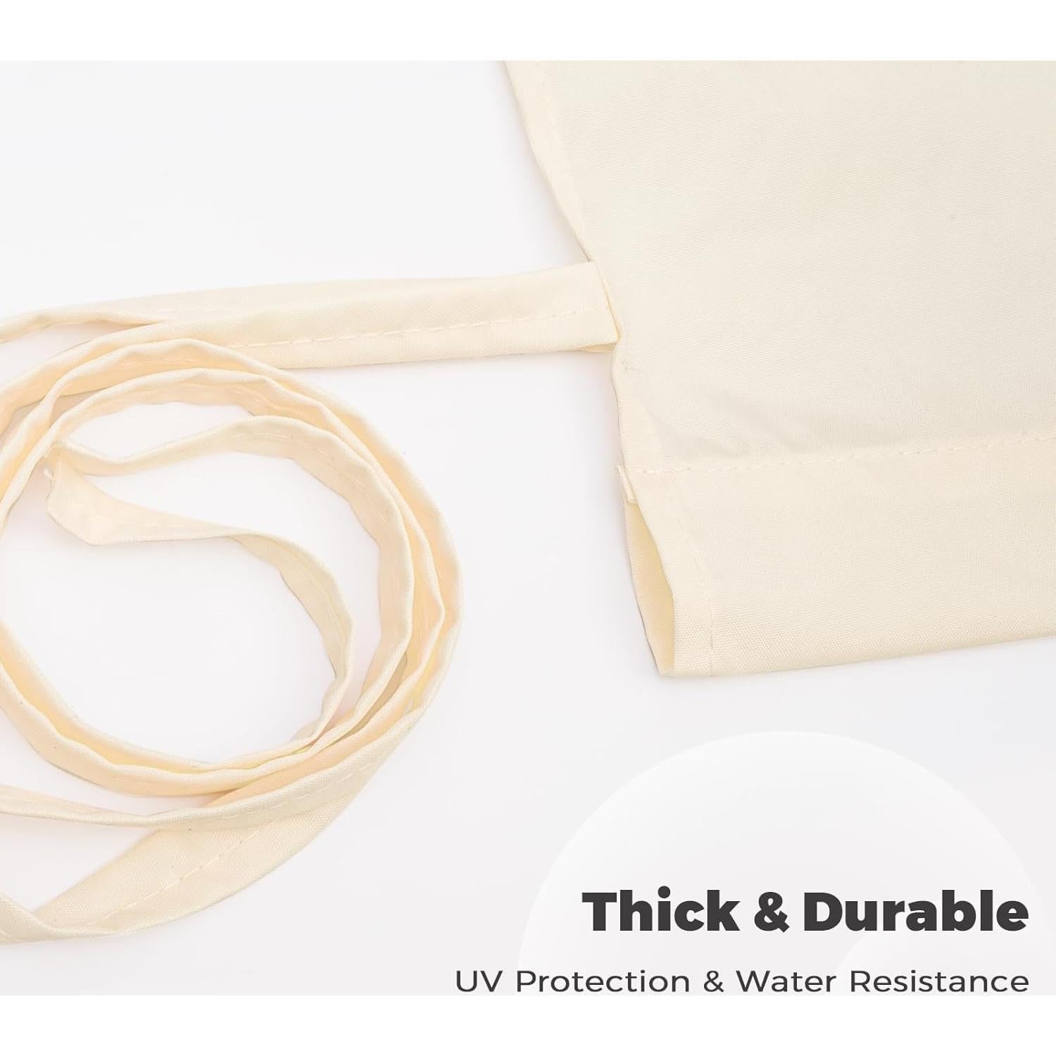 Cubierta de toldo de reemplazo Tngan 5.18x2.07m impermeable