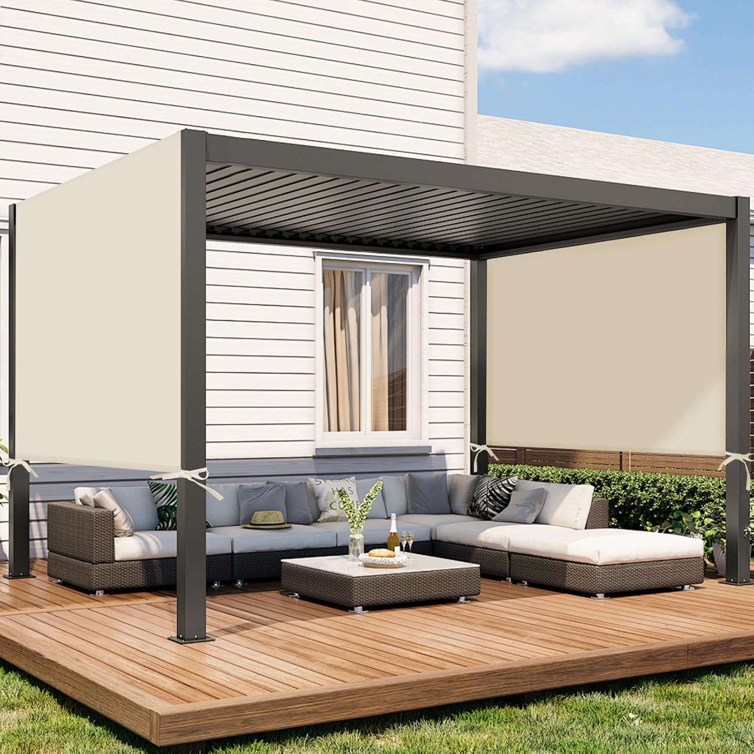 Cubierta de toldo de reemplazo Tngan 5.18x2.07m impermeable