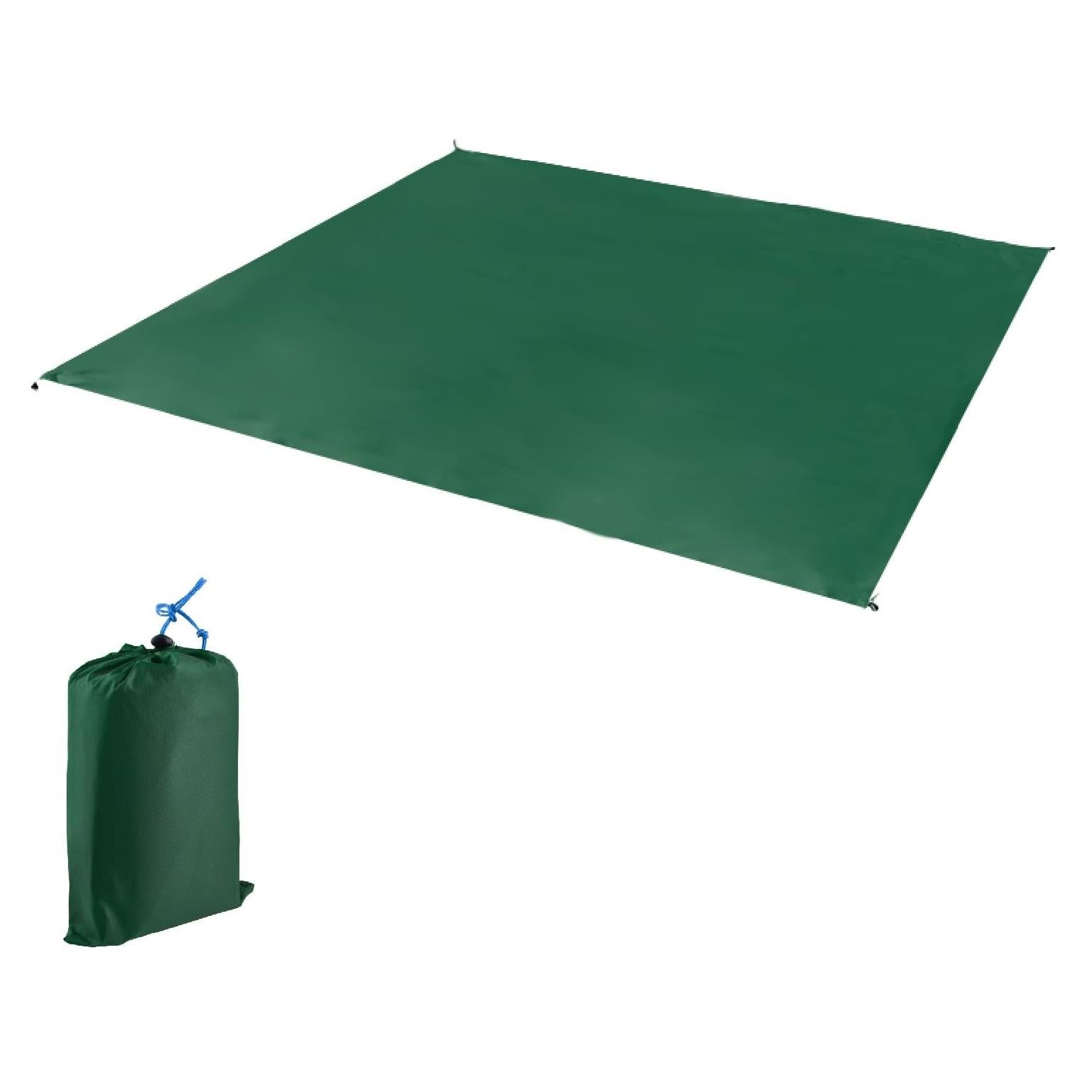 Alfombrilla de Camping JEELAD L Verde Impermeable 220x241 cm