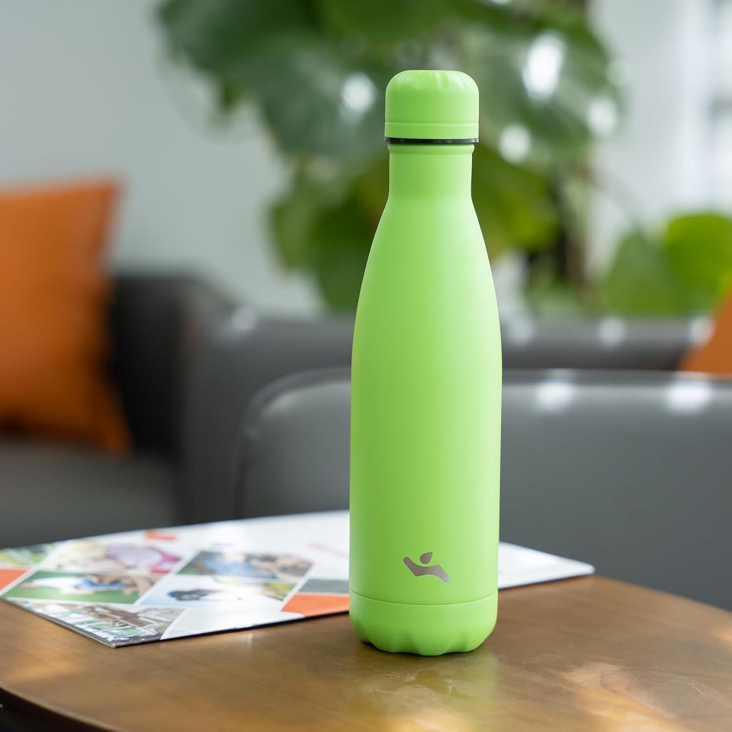 Botella de Agua Aislada Konokyo 17 oz Acero Inoxidable Verde