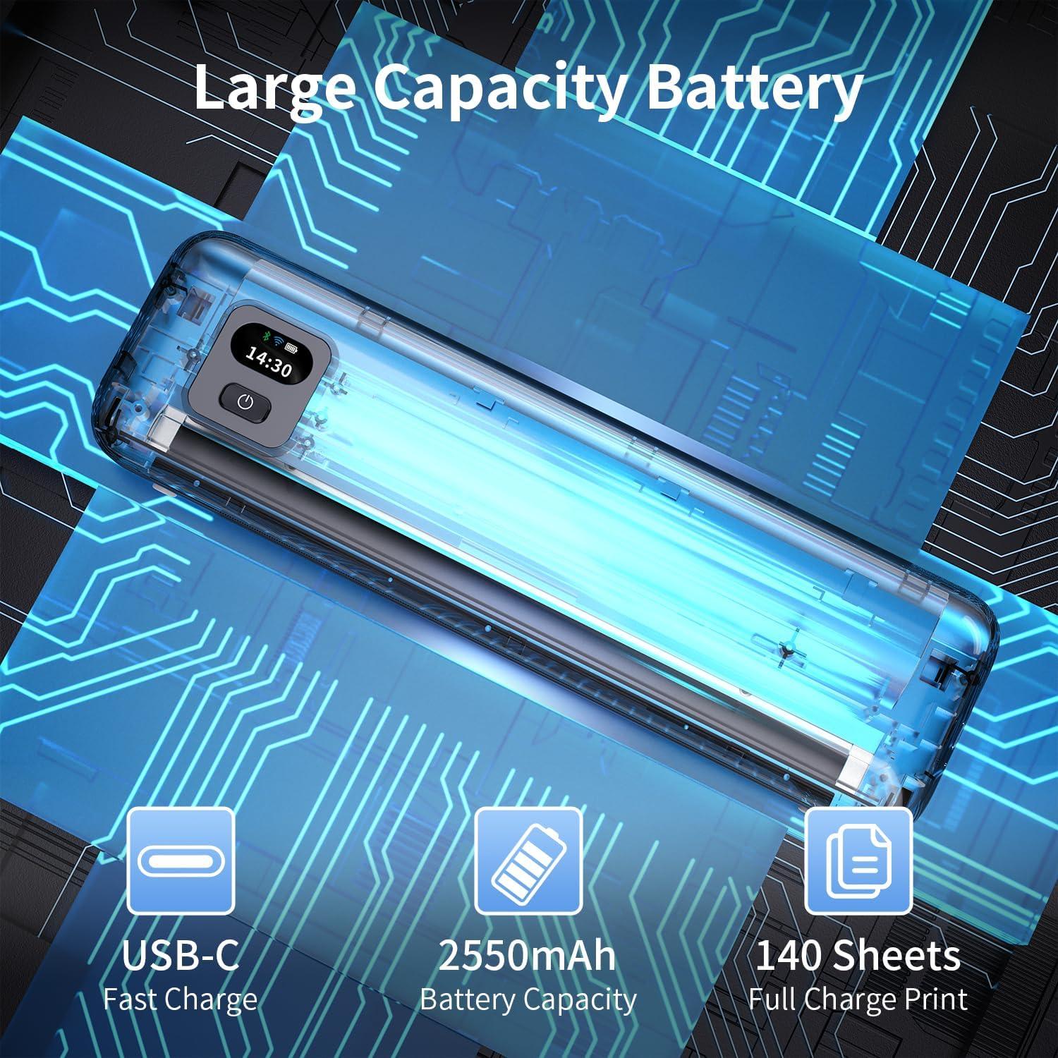 Impresora Térmica Portátil RONGTA F82 WiFi Bluetooth 300DPI