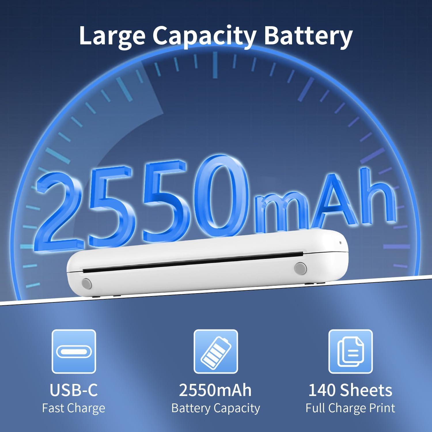 Impresora Térmica Portátil RONGTA F82 WiFi/Bluetooth 300DPI