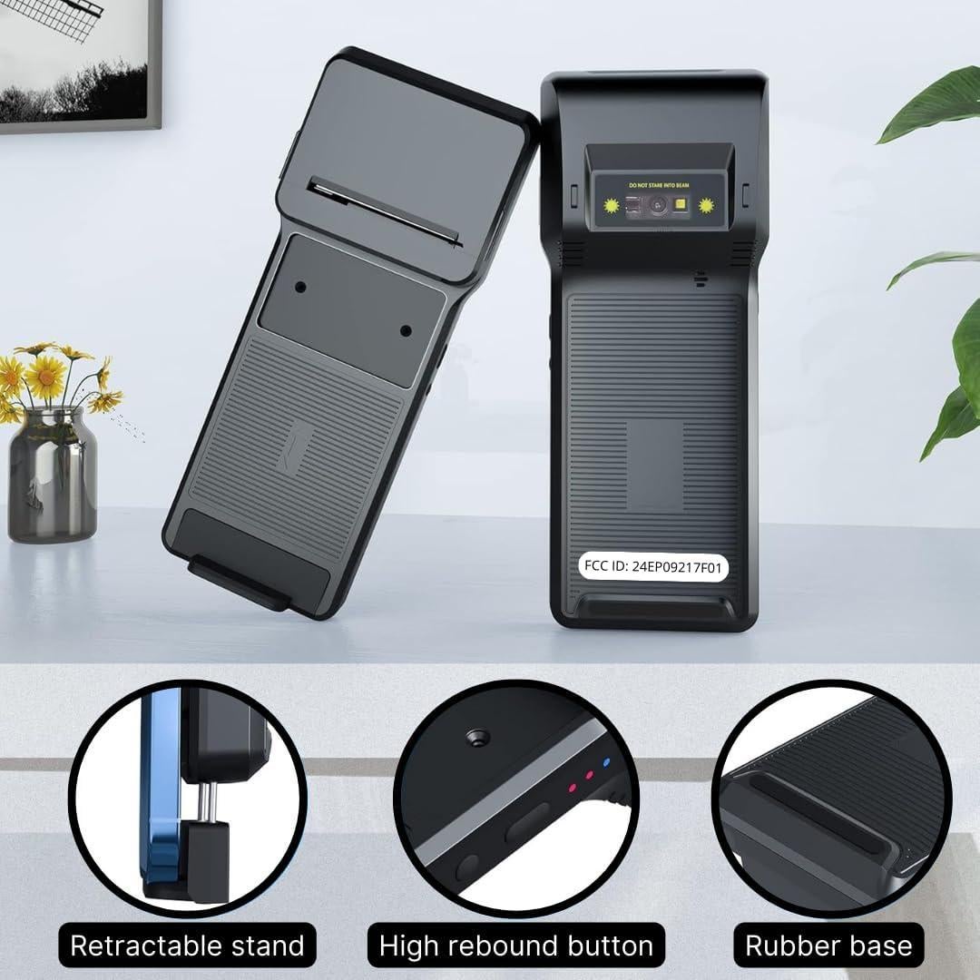 Impresora Térmica Portátil Multzo XP-P1, 58mm, USB y Bluetooth