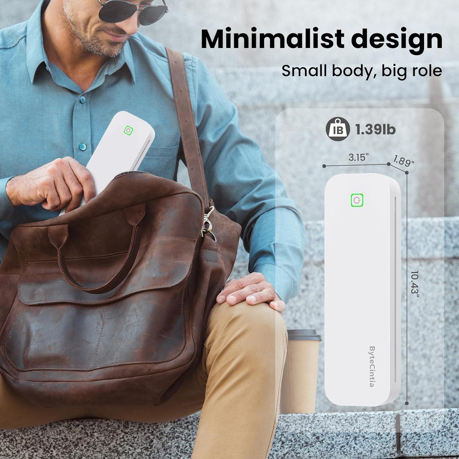 Impresora Portátil D80 ByteCintia Bluetooth Térmica 2600mAh