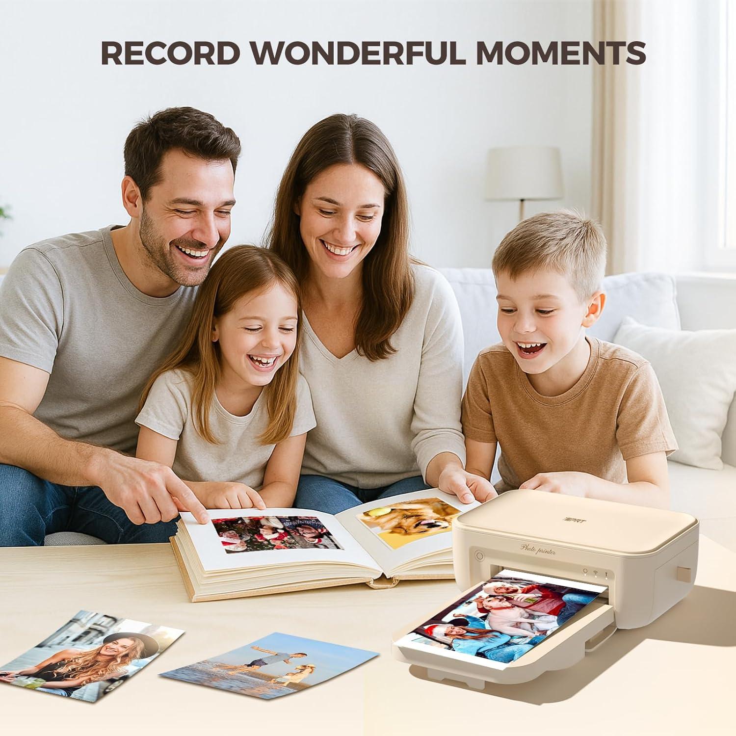 Impresora de fotos portátil Xiamen Hanin 4x6, 20 hojas