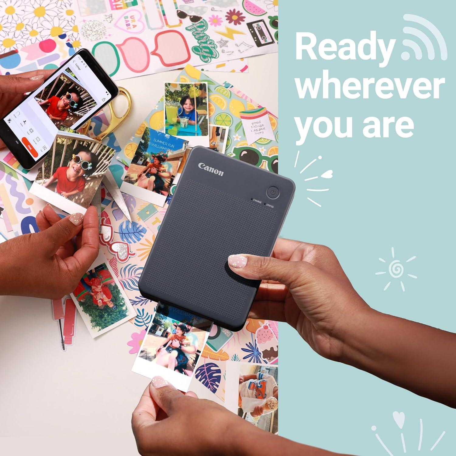 Impresora de Fotos Compacta Canon SELPHY QX20 Gris 300 dpi