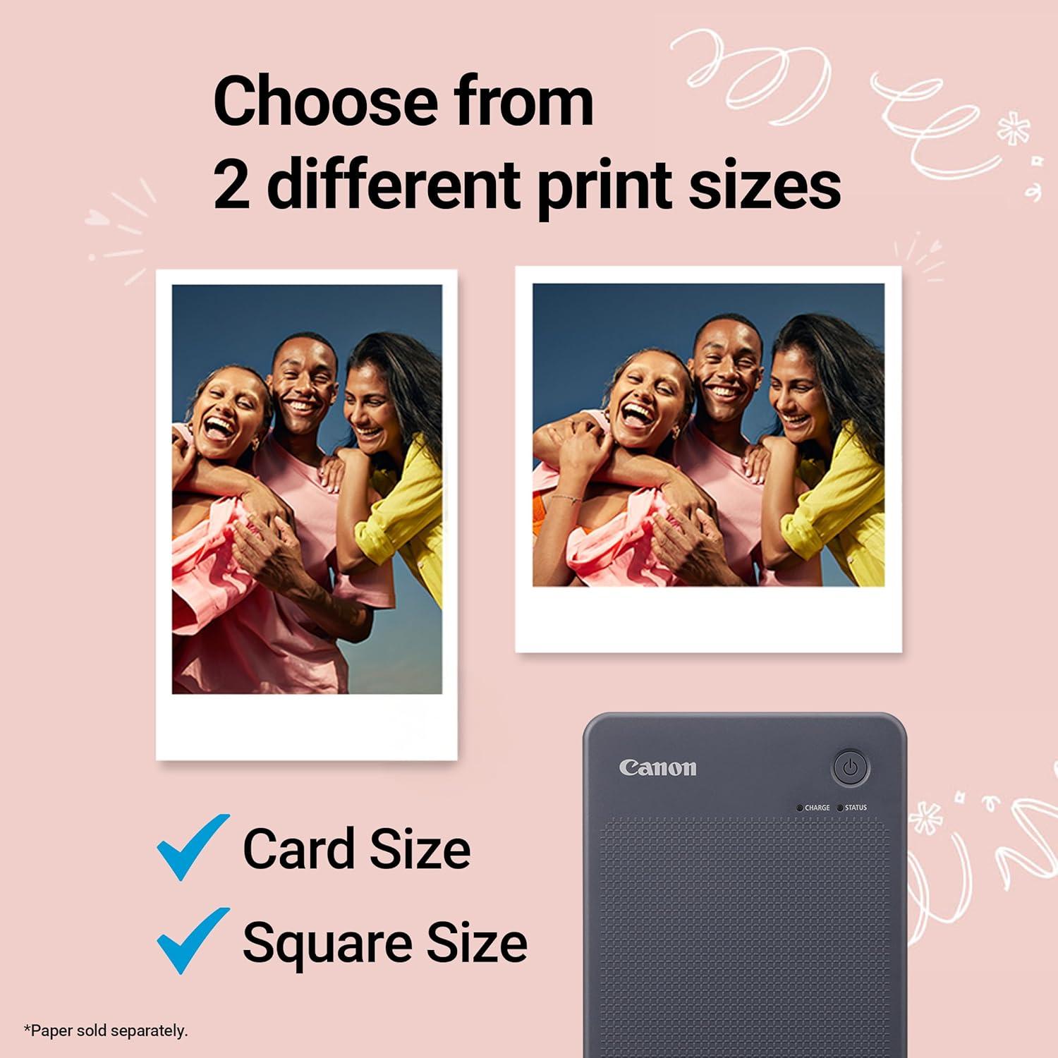 Impresora de Fotos Compacta Canon SELPHY QX20 Gris 300 dpi