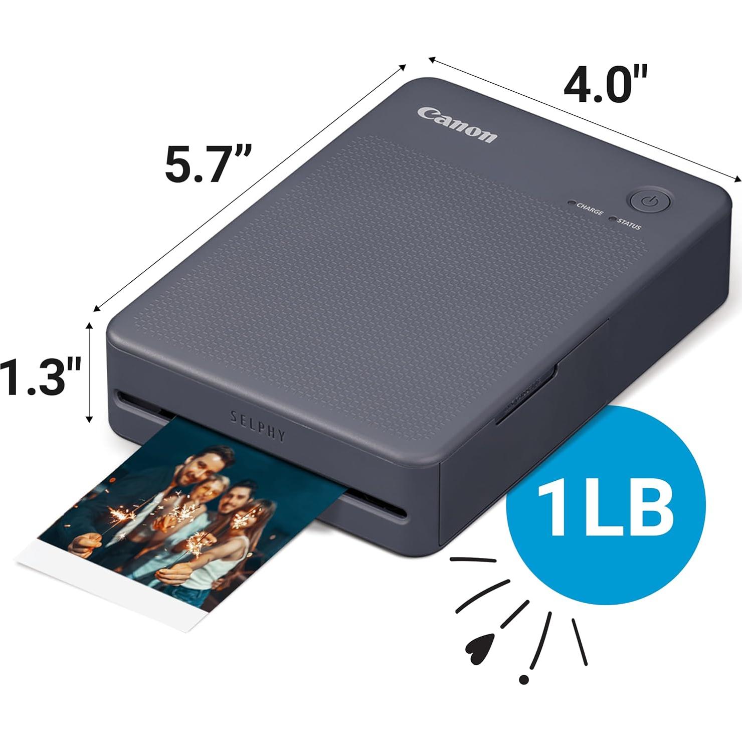 Impresora de Fotos Compacta Canon SELPHY QX20 Gris 300 dpi