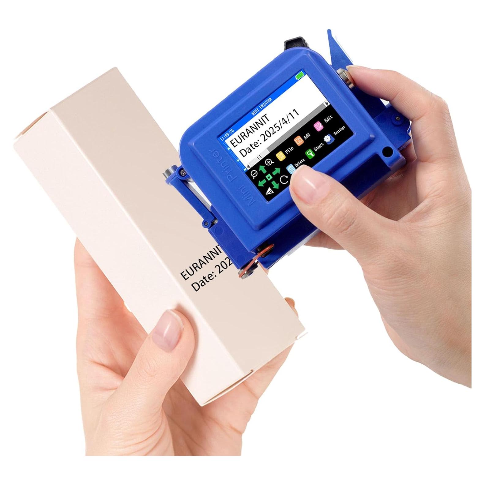 Impresora Portátil de Inyección de Tinta E11 Eurannit 1.27 cm