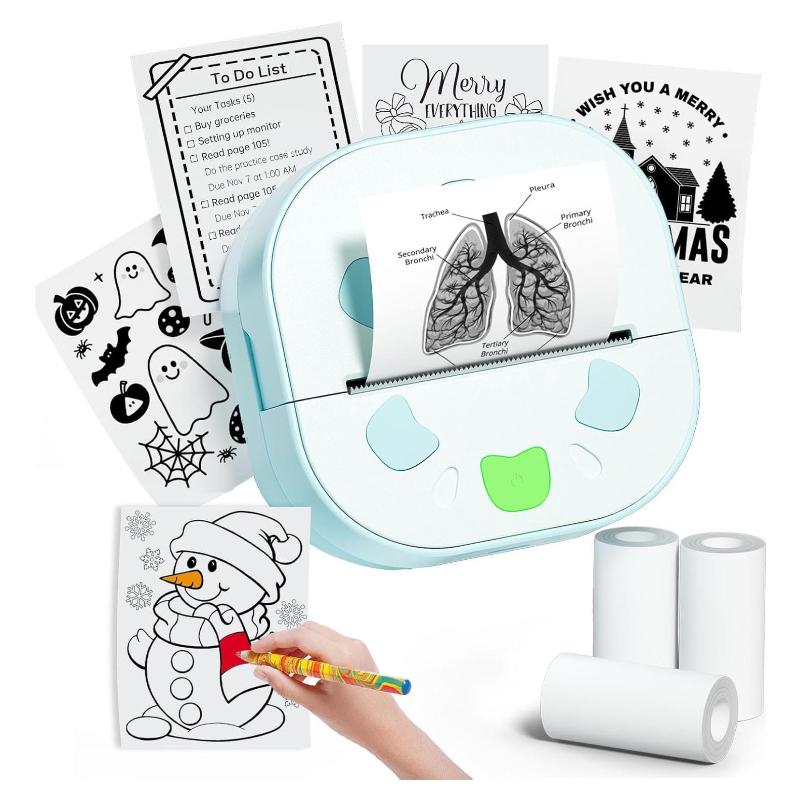 Mini Impresora de Stickers Anycash D21 Bluetooth Térmica