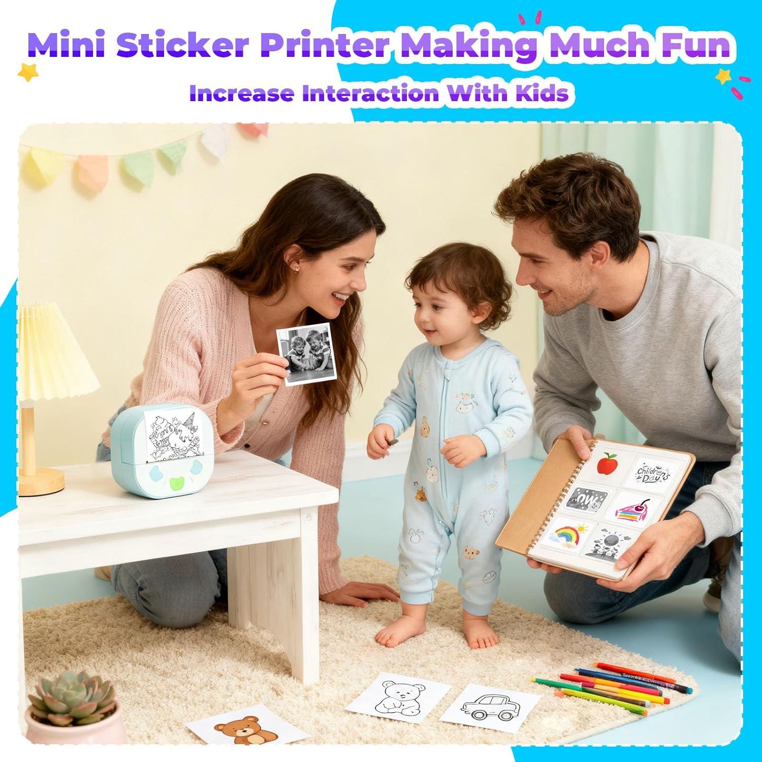 Mini Impresora de Stickers Anycash D21 Bluetooth Térmica