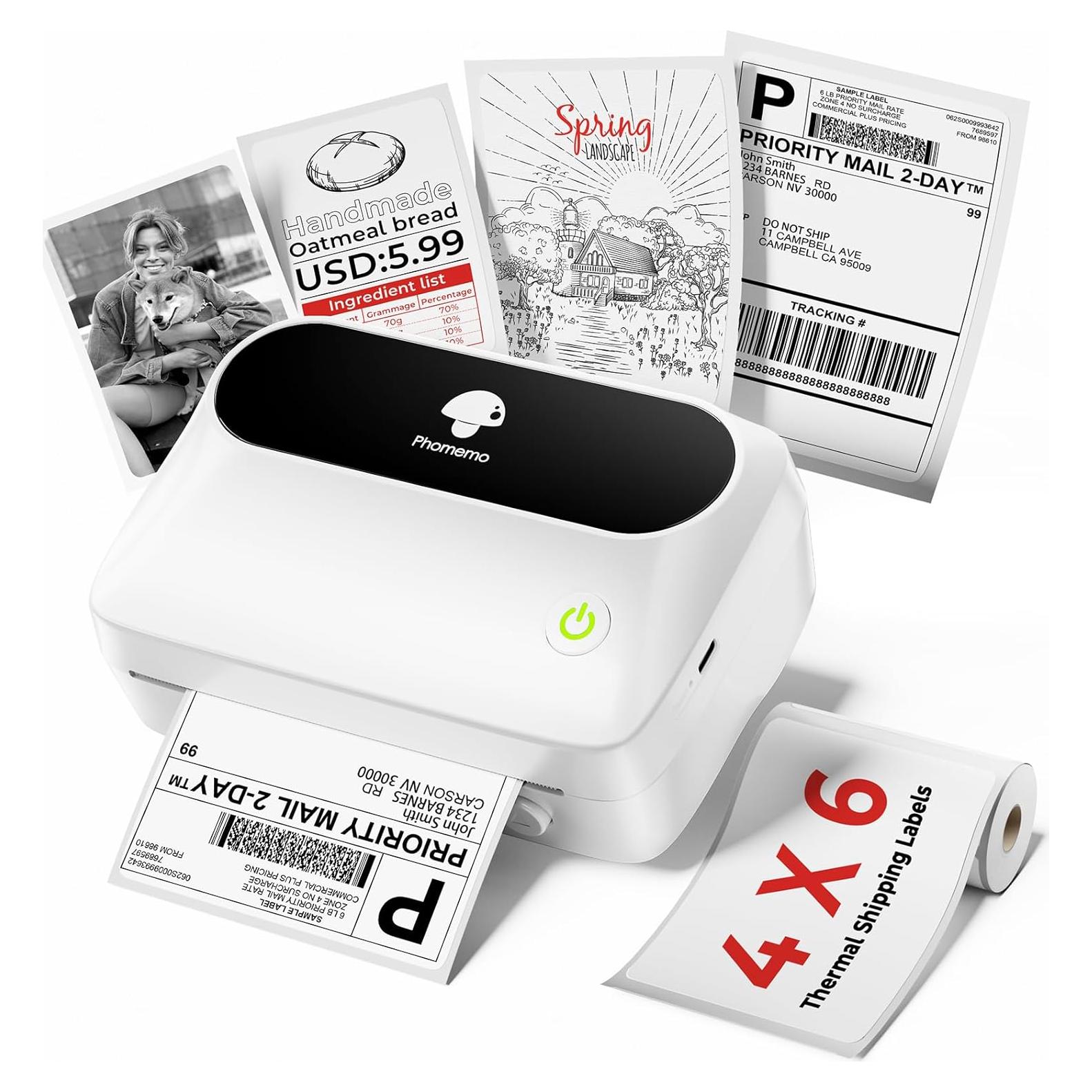 Impresora de Etiquetas Térmica Phomemo M421 4x6 Bluetooth