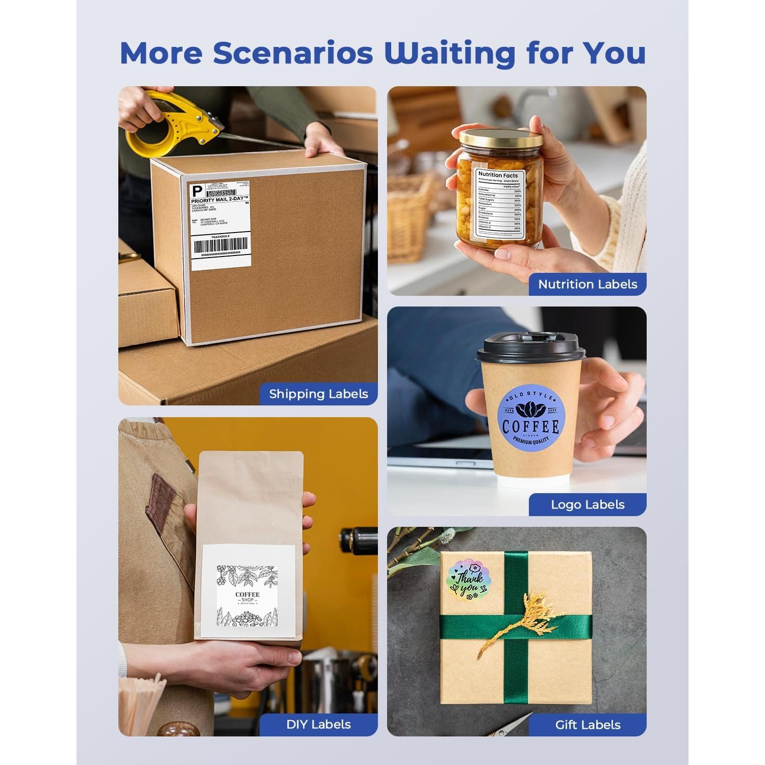 Impresora de Etiquetas Térmica Phomemo M421 4x6 Bluetooth