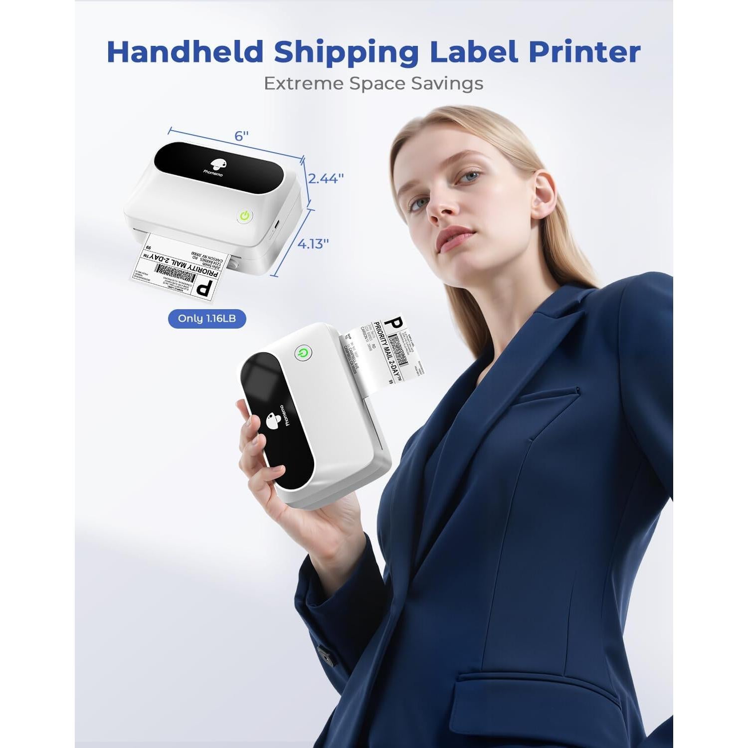 Impresora de Etiquetas Térmica Phomemo M421 4x6 Bluetooth