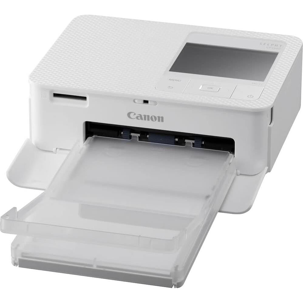 Impresora de Fotos Compacta Canon SELPHY CP1500 Blanca + Kit 216 Impresiones