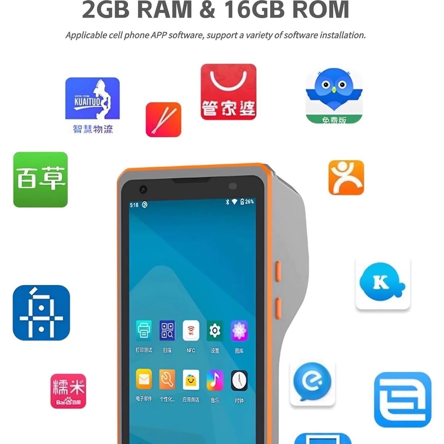 Impresora Térmica Portátil Yoidesu para Android 10, 58mm