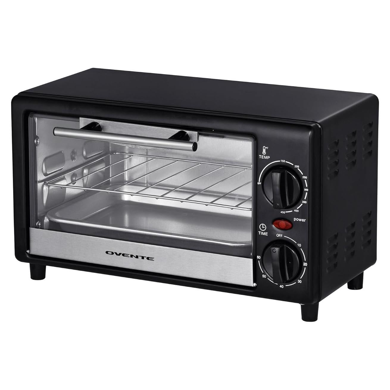 Horno Tostador OVENTE TO2808B 8L 750W con Temporizador 60min