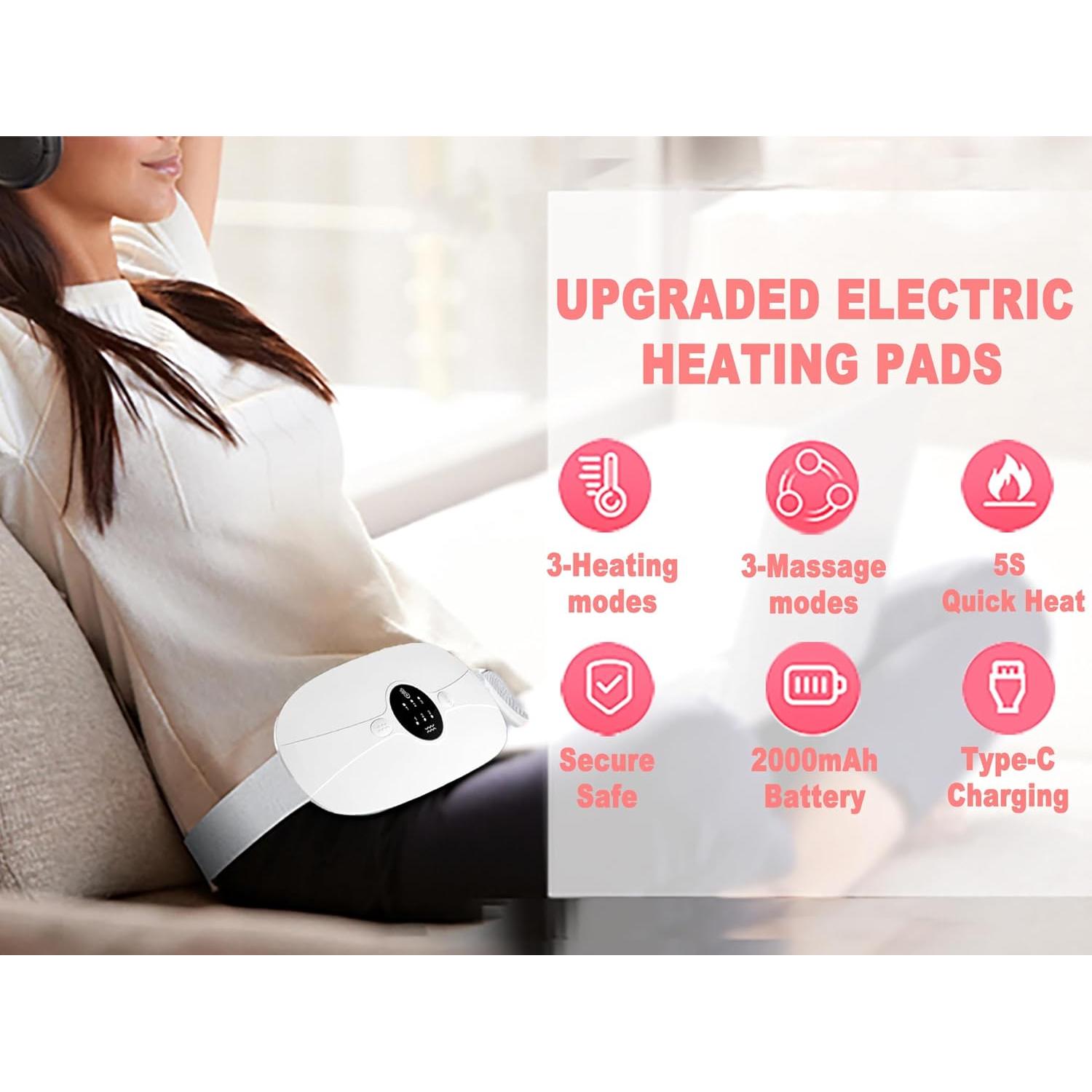 Almohadilla Calentadora Inalámbrica ZPP 3 Modos 45-65°C