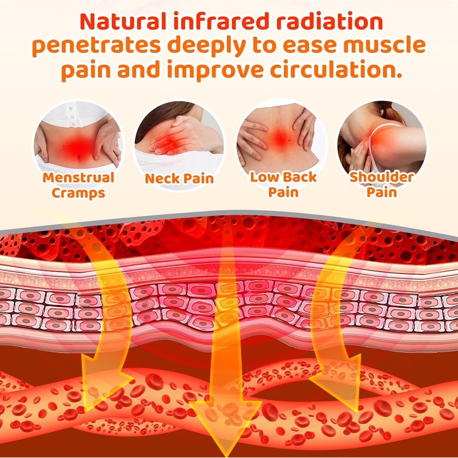 Microwavable Panda Stuffed Animals Unscented 1.3 lbs Volcanic Rock Heating Pad 50-Minute Lasting Warmth Perfect Fit Heatable Plush for Period Cramps Menstruation Stress Relief Gifts Girls Women