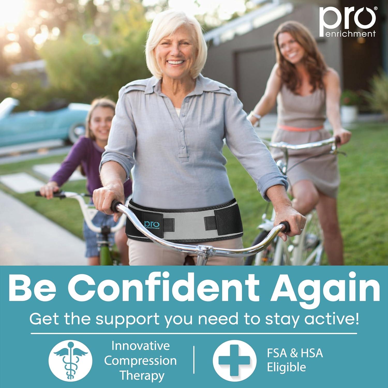 Cinturón Sacroilíaco Pro Enrichment - Alivio Dolor Ciático Regular