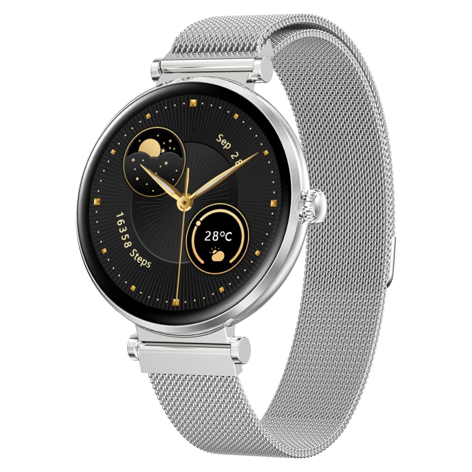 Reloj Inteligente Bebinca D570 Plata con Monitor de Salud