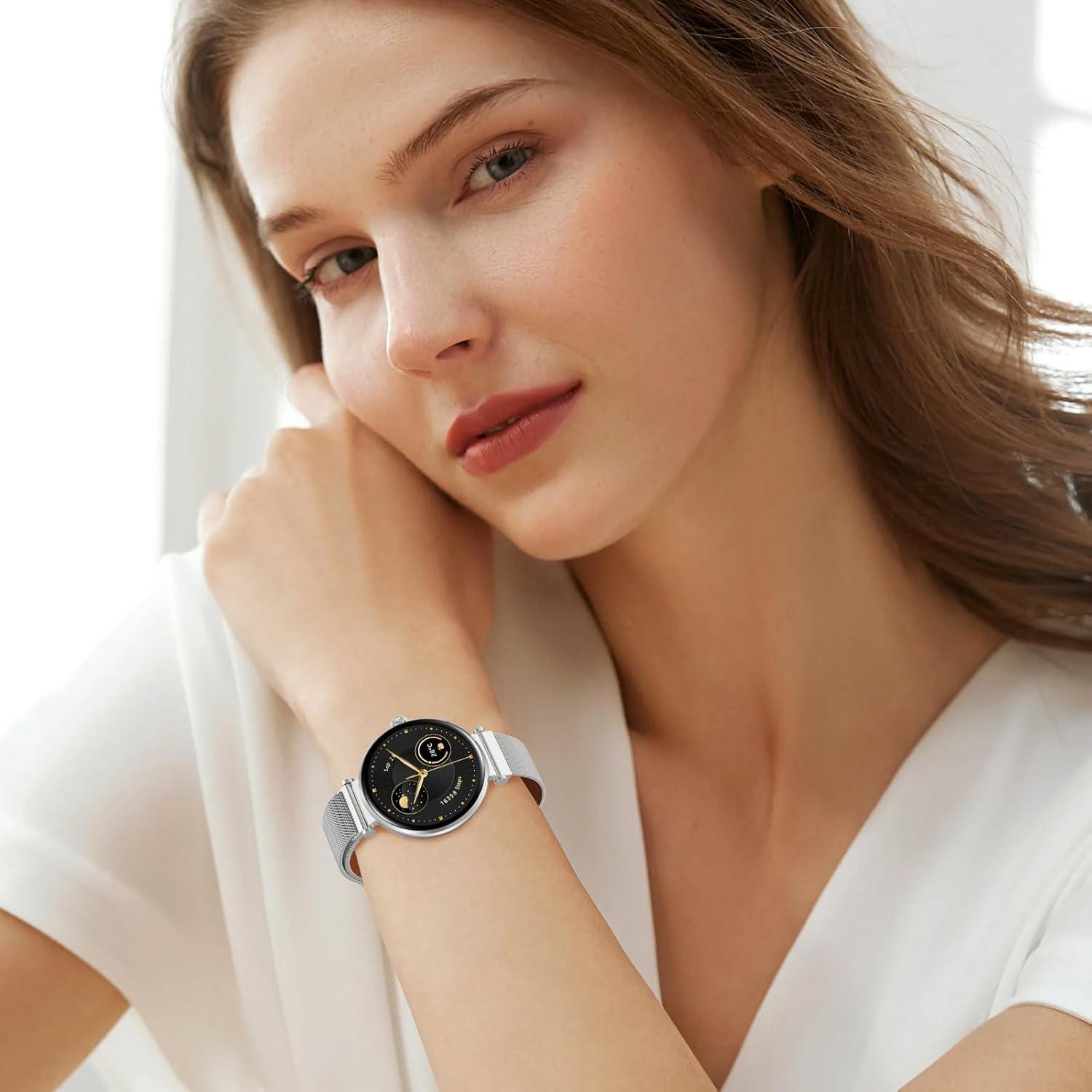 Reloj Inteligente Bebinca D570 Plata con Monitor de Salud