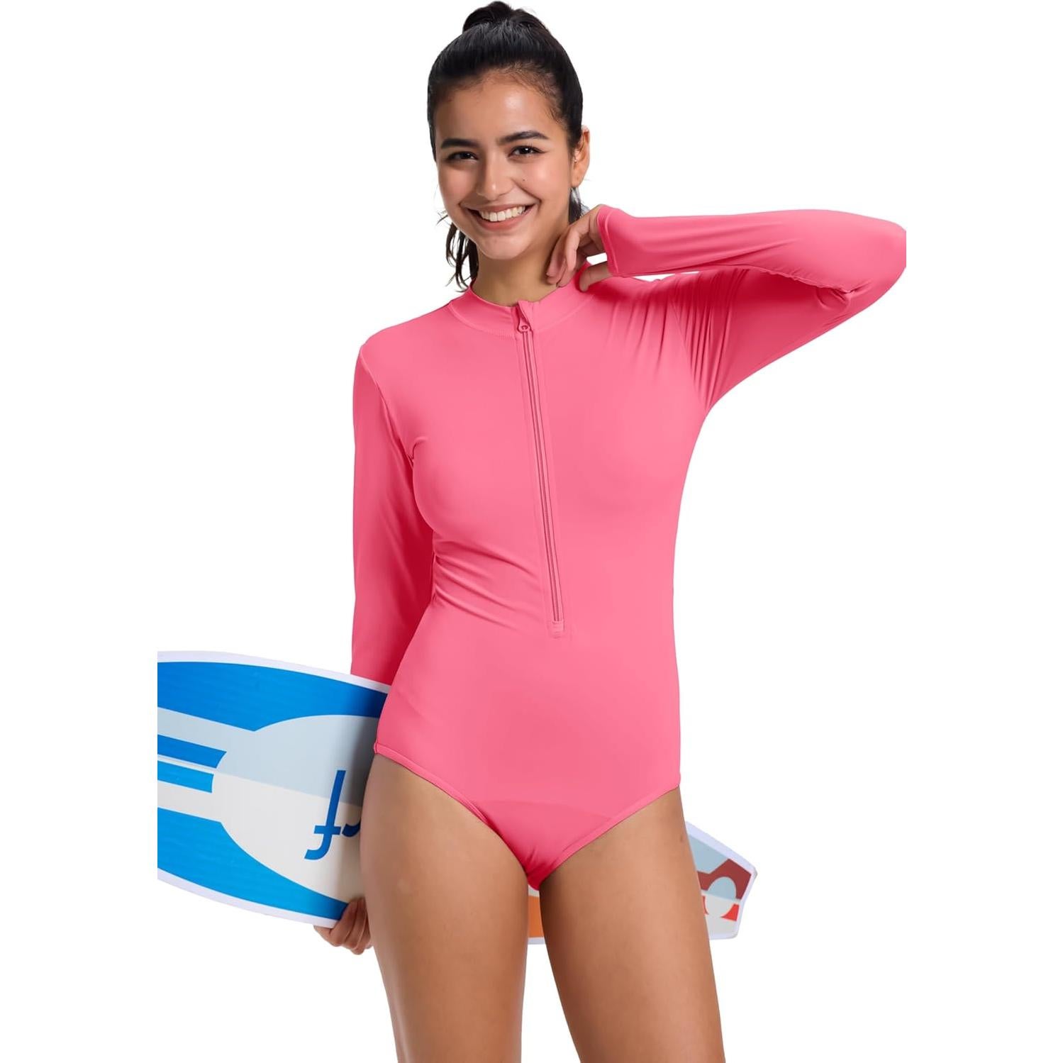 Traje de Baño Menstrual Beautikini UPF50+ Rosa Fucsia Grande