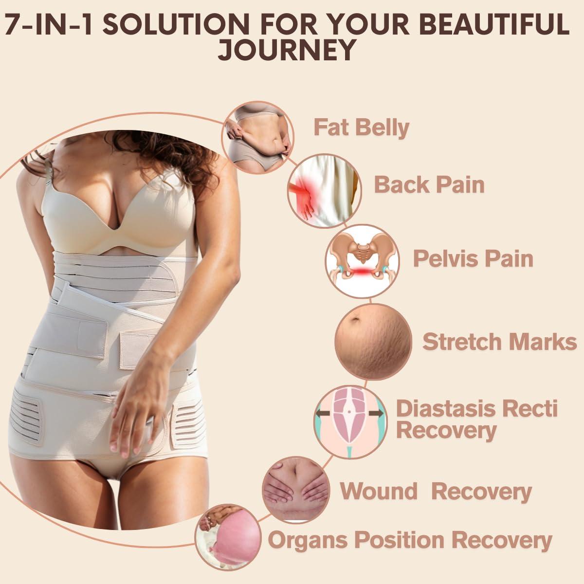 Faja Postparto 3 en 1 Shijiazhuang Grande - Soporte Abdominal