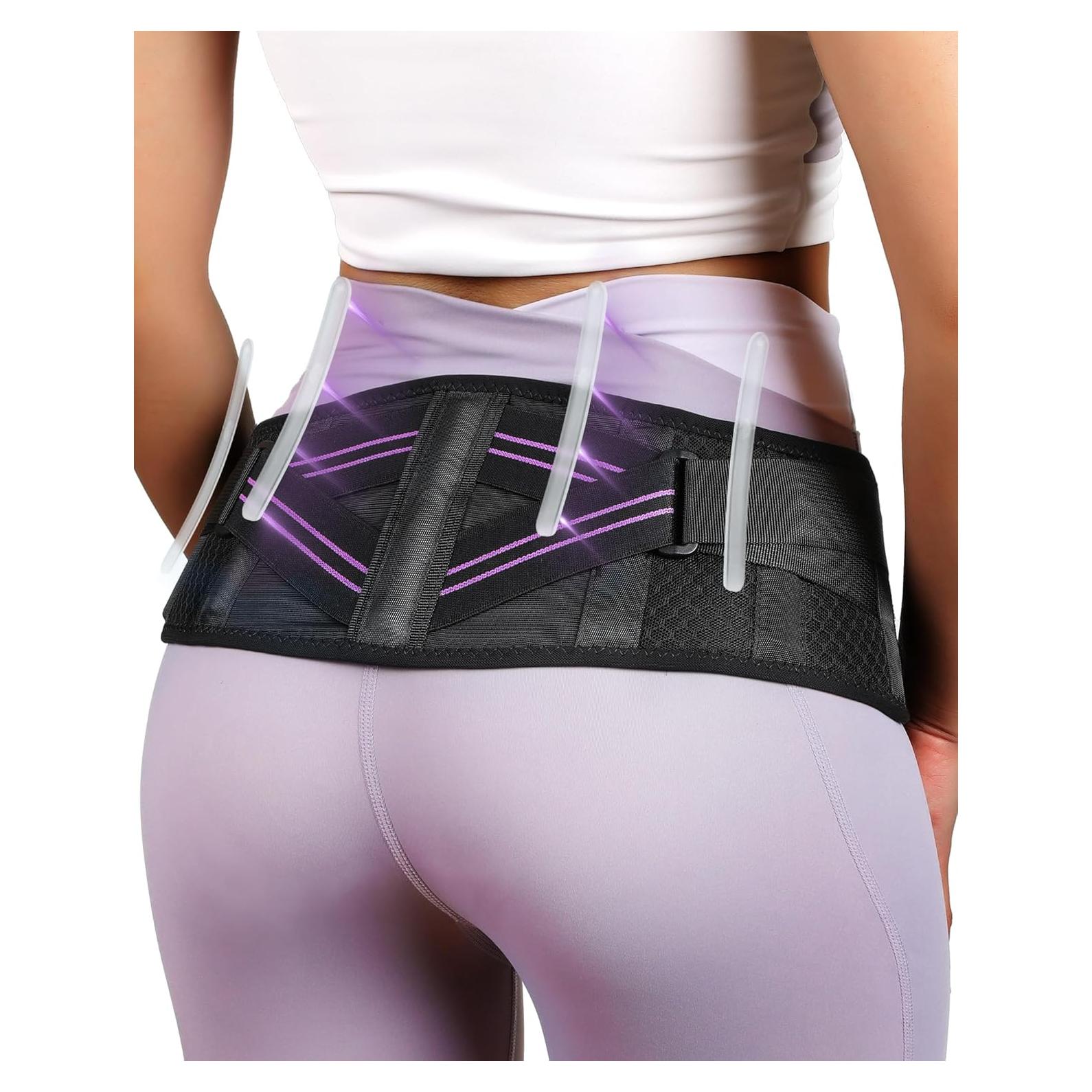 Cinturón Sacroilíaco Fitomo Grande Violeta Alivio Dolor Espalda