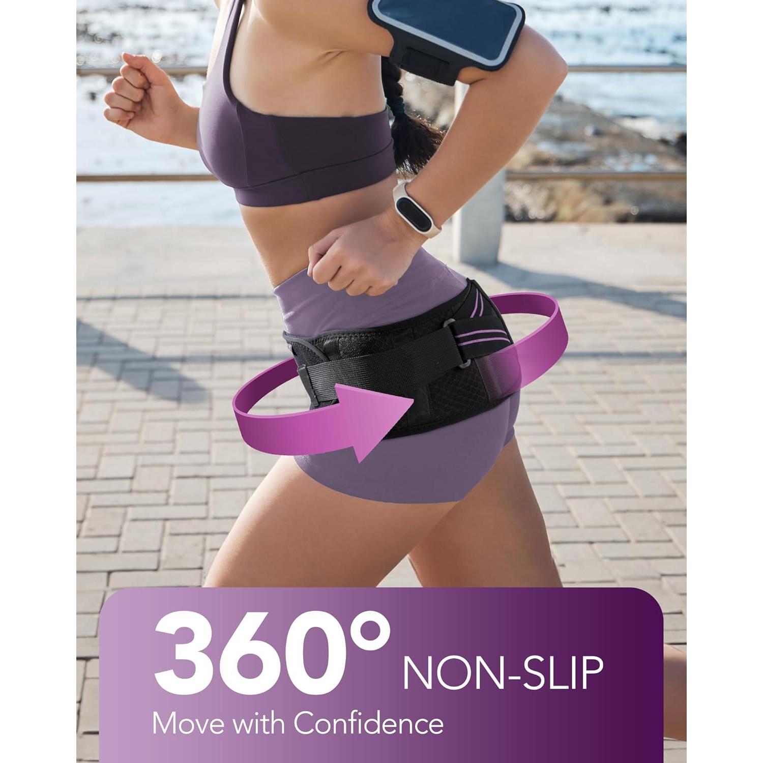 Cinturón Sacroilíaco Fitomo Grande Violeta Alivio Dolor Espalda