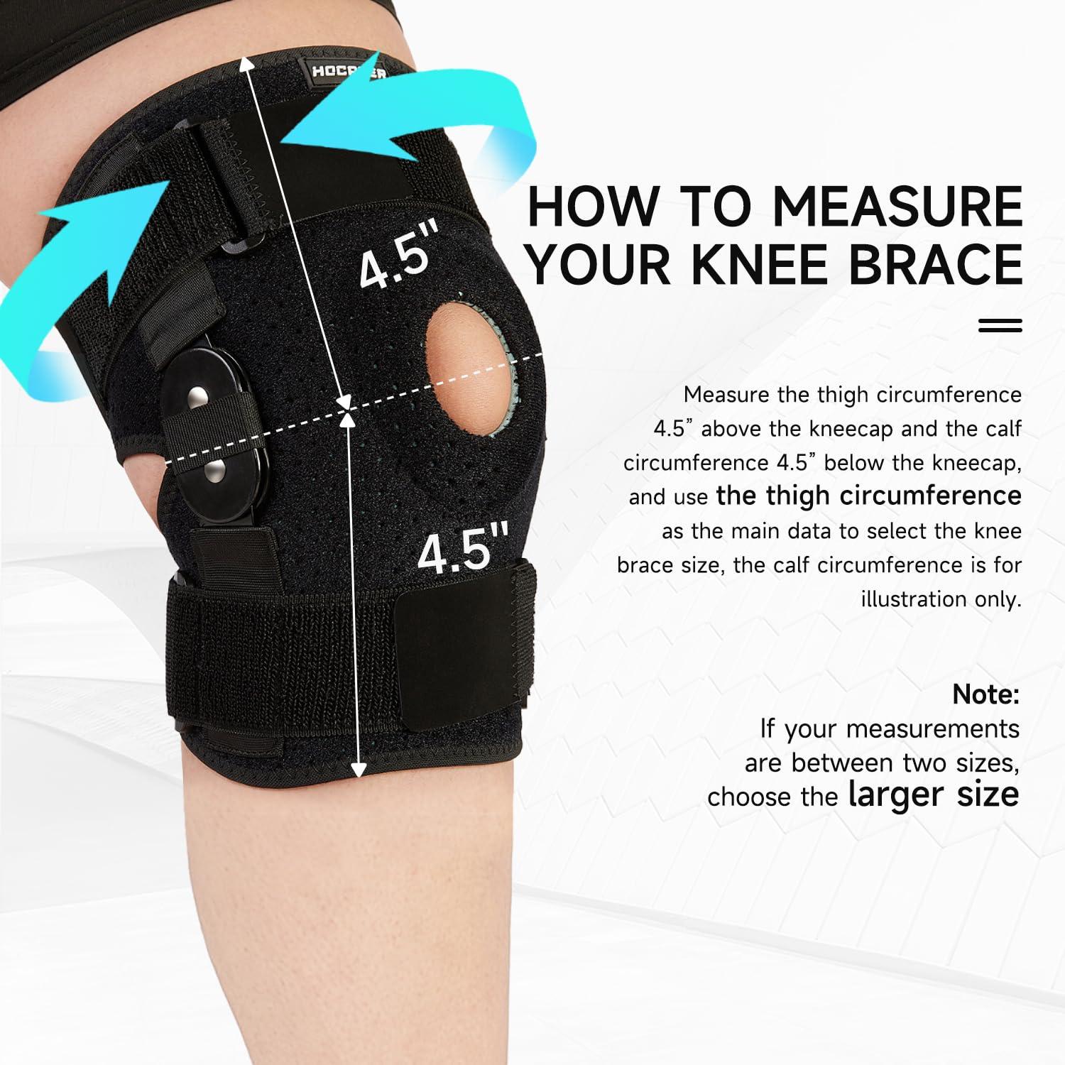 Faja de Rodilla Soporte Hocafer Talla Grande 2XL-3XL Alivio Dolor