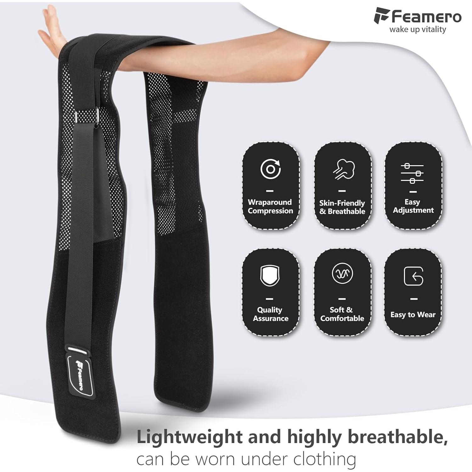 Faja lumbar grande Feamero 3XL para dolor de espalda