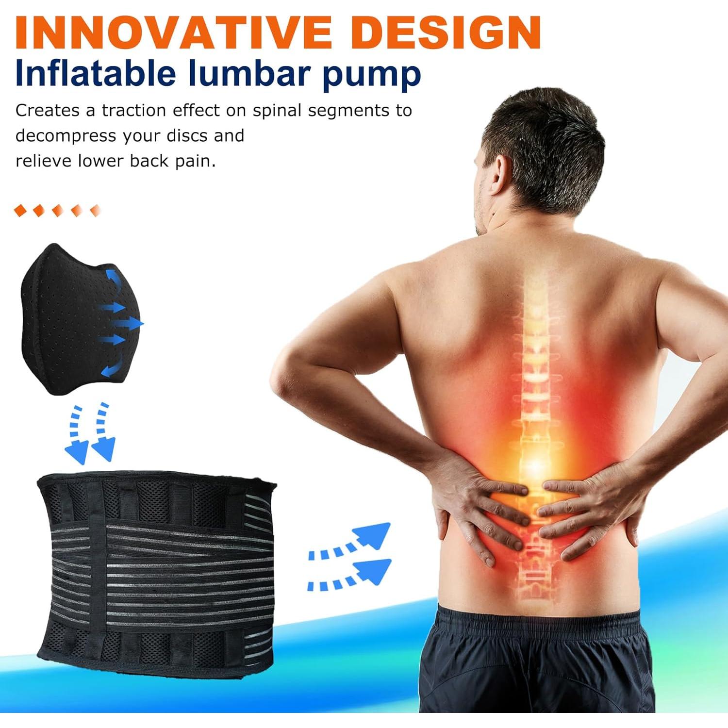 Cinturón de Soporte Lumbar DARLIS con Almohadilla Inflable M