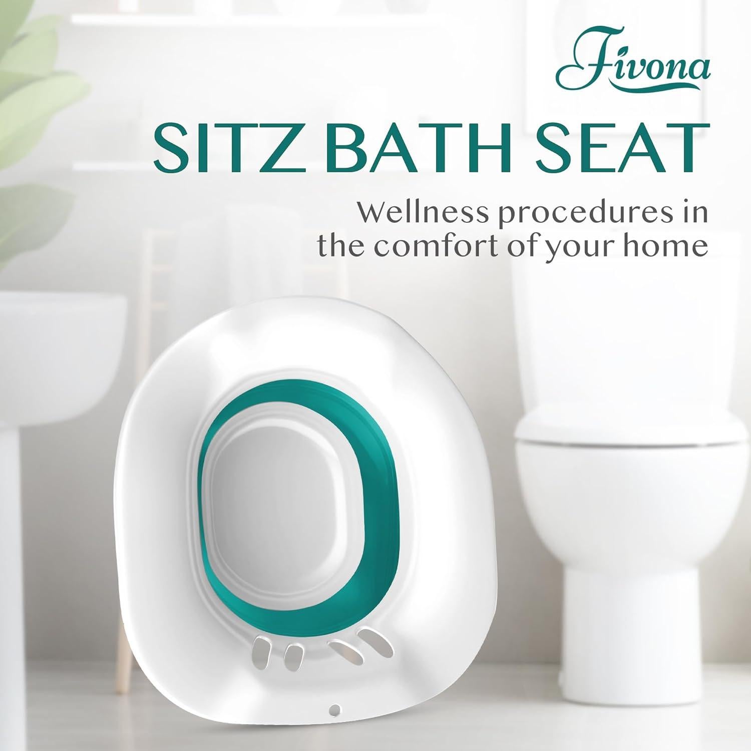 Asiento de Baño Plegable Fivona Verde - Bidet Portátil y Vapor Yoni